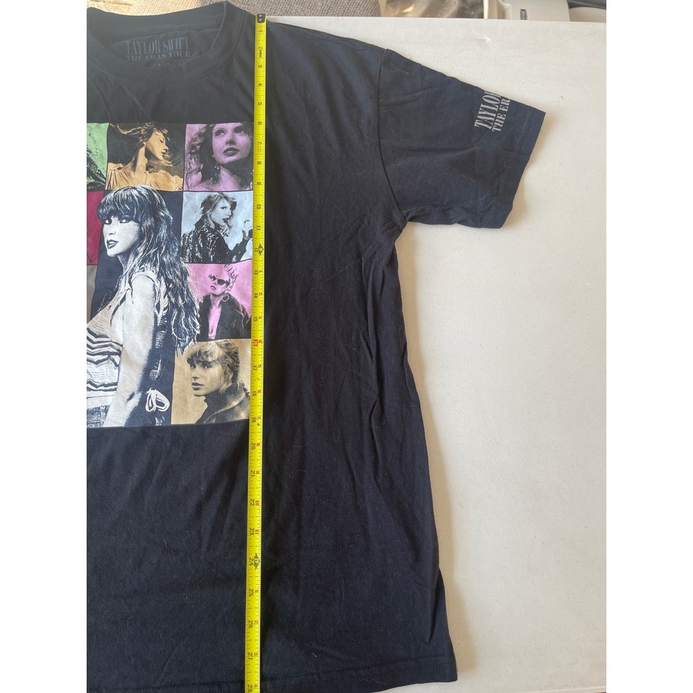 Taylor Swift The Eras Tour Black Graphic T-Shirt North American Dates Concert T - Picture 6 of 6